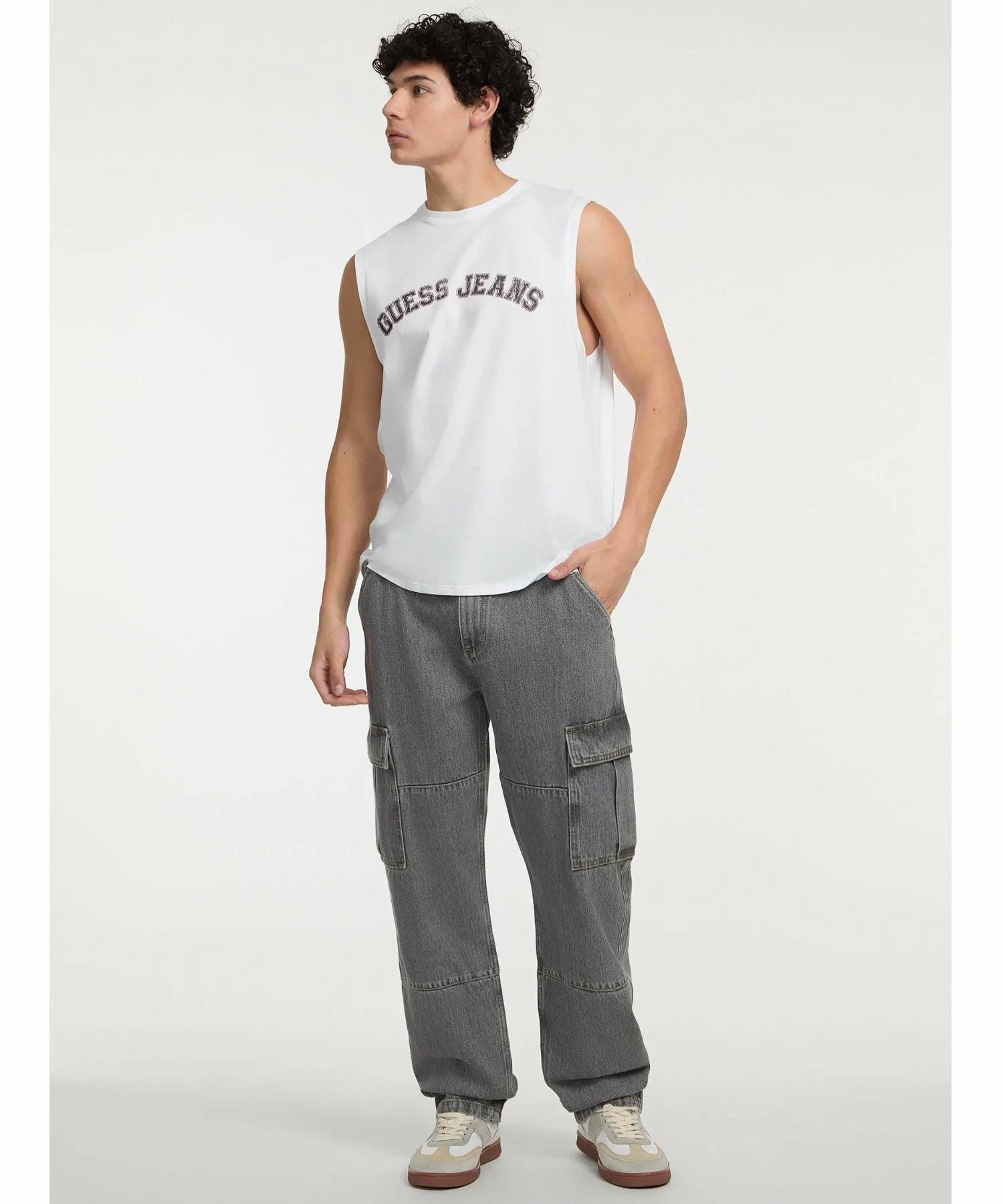 картинка Джинсы-карго (размер M), G17 Cargo Guess Jeans, Gray (GJHE) от магазина Одежда+