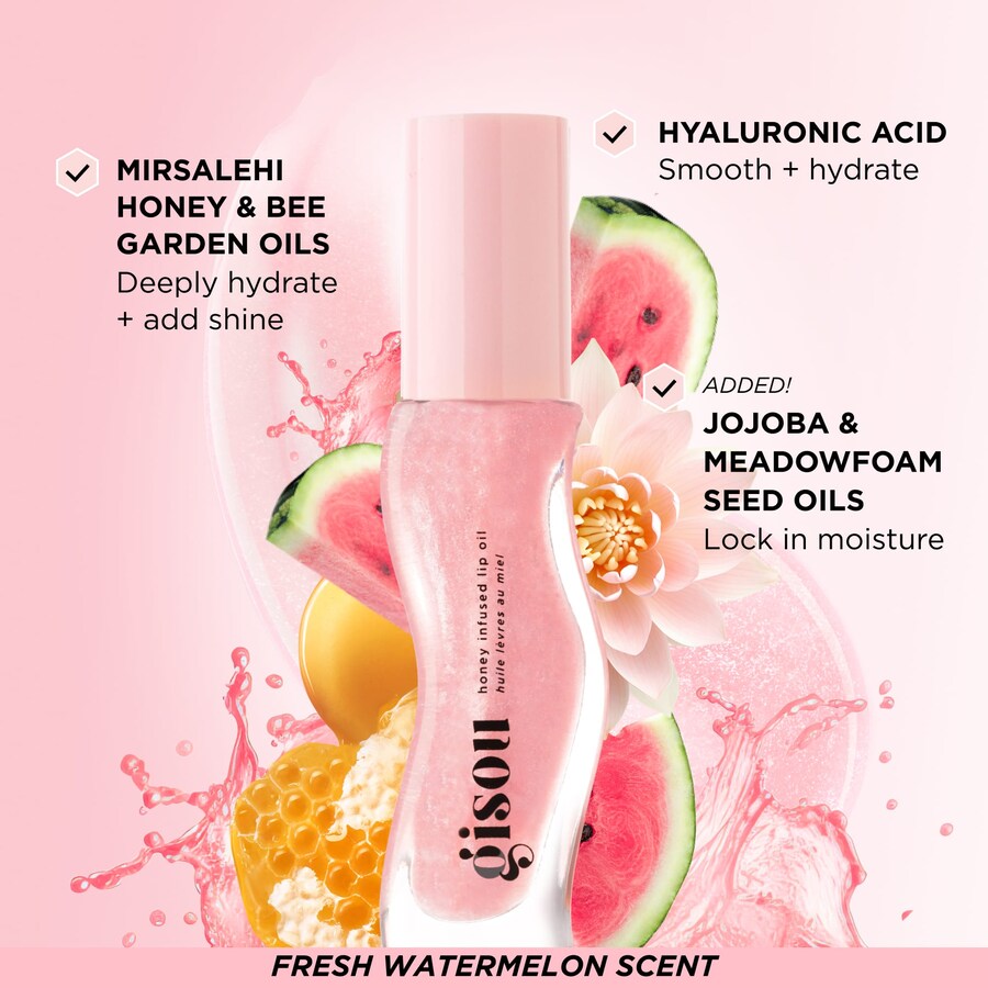 картинка Увлажняющее масло для губ Gisou Watermelon Sugar от магазина Одежда+