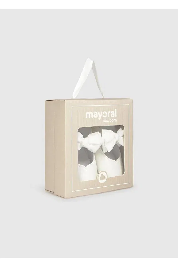 картинка Детские пинетки для девочек хлопковые Mayoral, Cream от магазина Одежда+