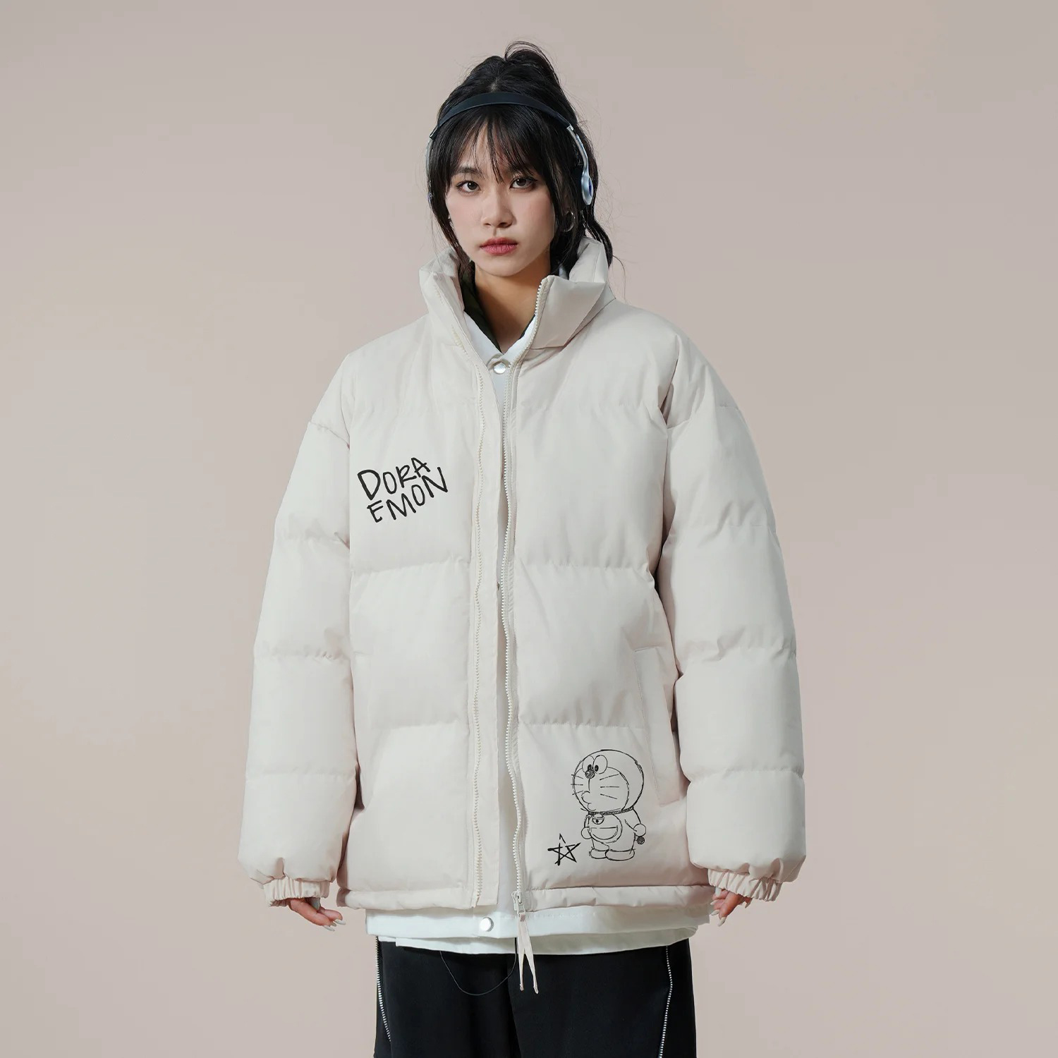 картинка Куртка DoraemonA Puffer, абрикосовый от магазина Одежда+