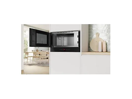 картинка Встраиваемая микроволновая печь Bosch Serie 8 BFL7221B1 1220W, черный от магазина Одежда+