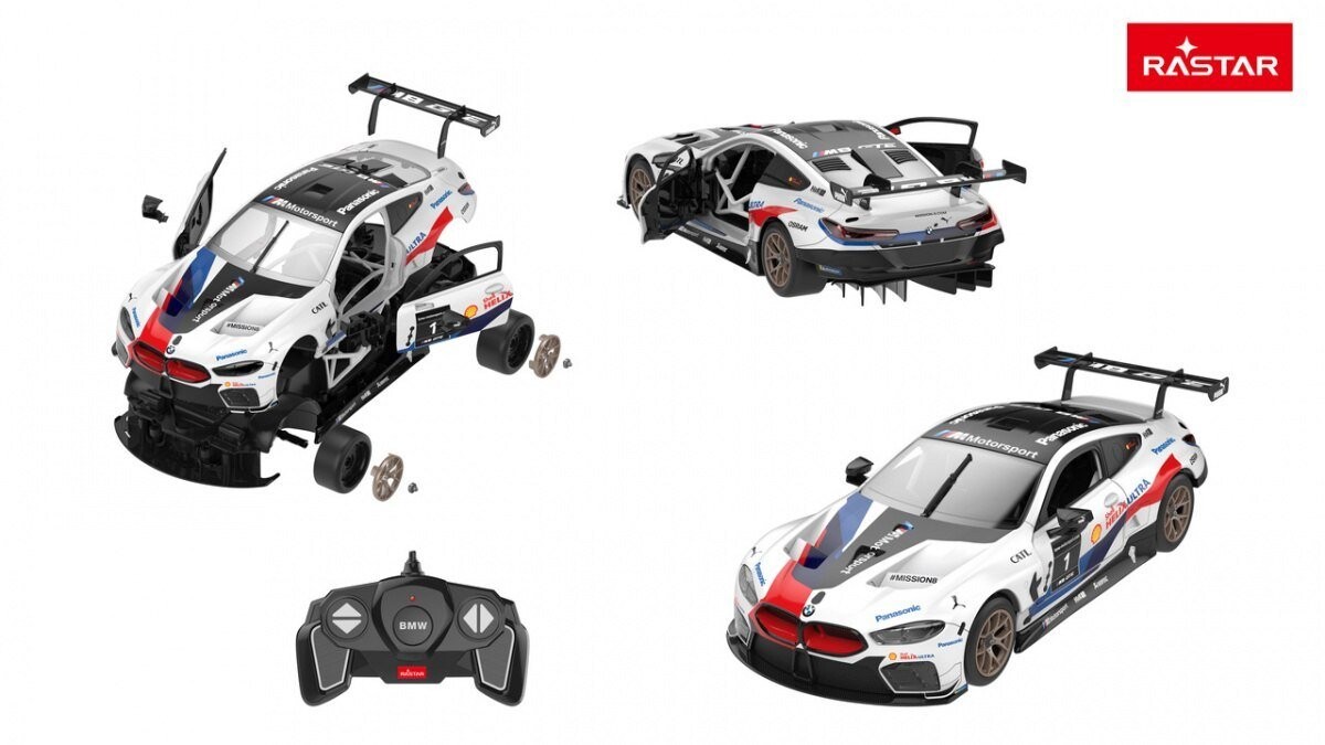 картинка Радиоуправляемая машинка BMW M8 GTE 1:18 RASTAR от магазина Одежда+