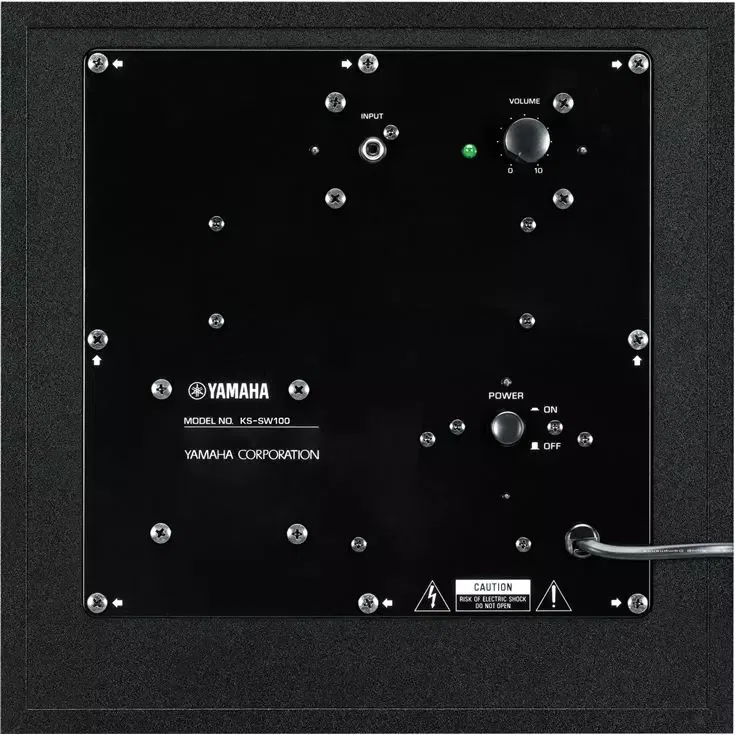 картинка Сабвуфер 20 см Yamaha KS-SW100, черный от магазина Одежда+