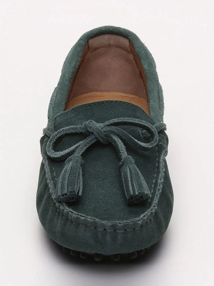 картинка Женские мокасины кожаные January CHARLES & SMITH, Green от магазина Одежда+