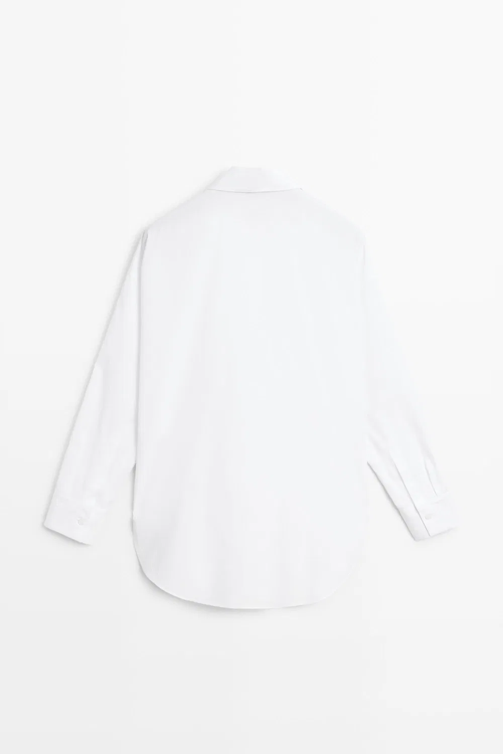 картинка Рубашка Massimo Dutti 100% Cotton Poplin, белый от магазина Одежда+