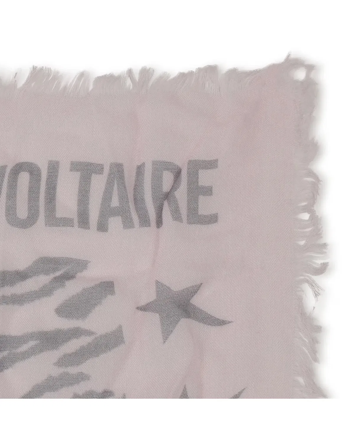картинка Детский шарф с принтом Zadig & Voltaire, Rosa от магазина Одежда+