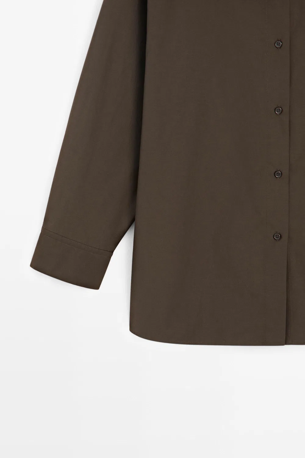 картинка Рубашка-куртка Massimo Dutti High Collar With Buckle Detail, хаки от магазина Одежда+