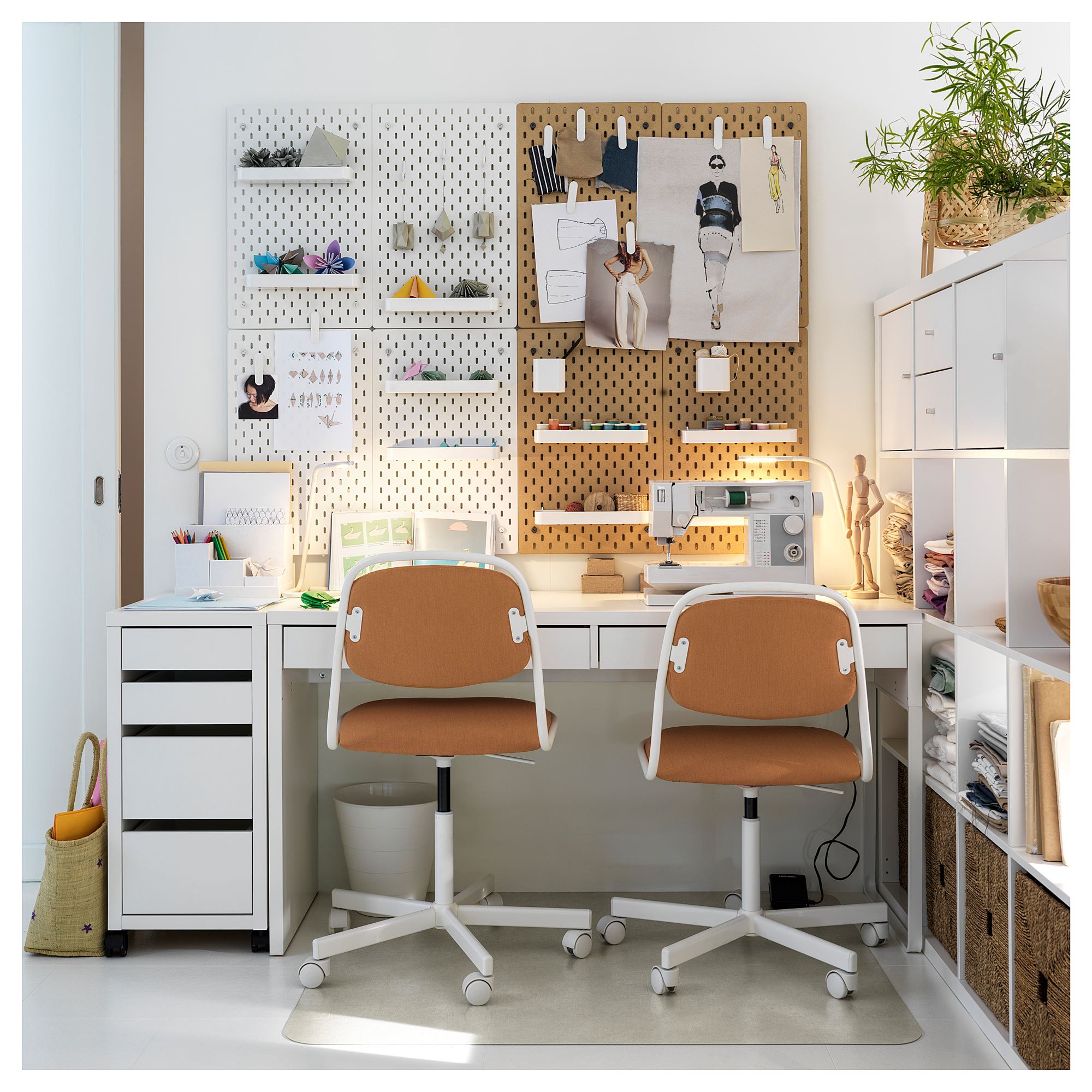 картинка Письменный стол IKEA MICKE, 142x50 см, белый от магазина Одежда+