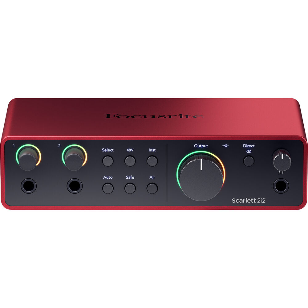 картинка Аудиоинтерфейс Focusrite Scarlett 2i2 USB-C (4-го поколения) от магазина Одежда+