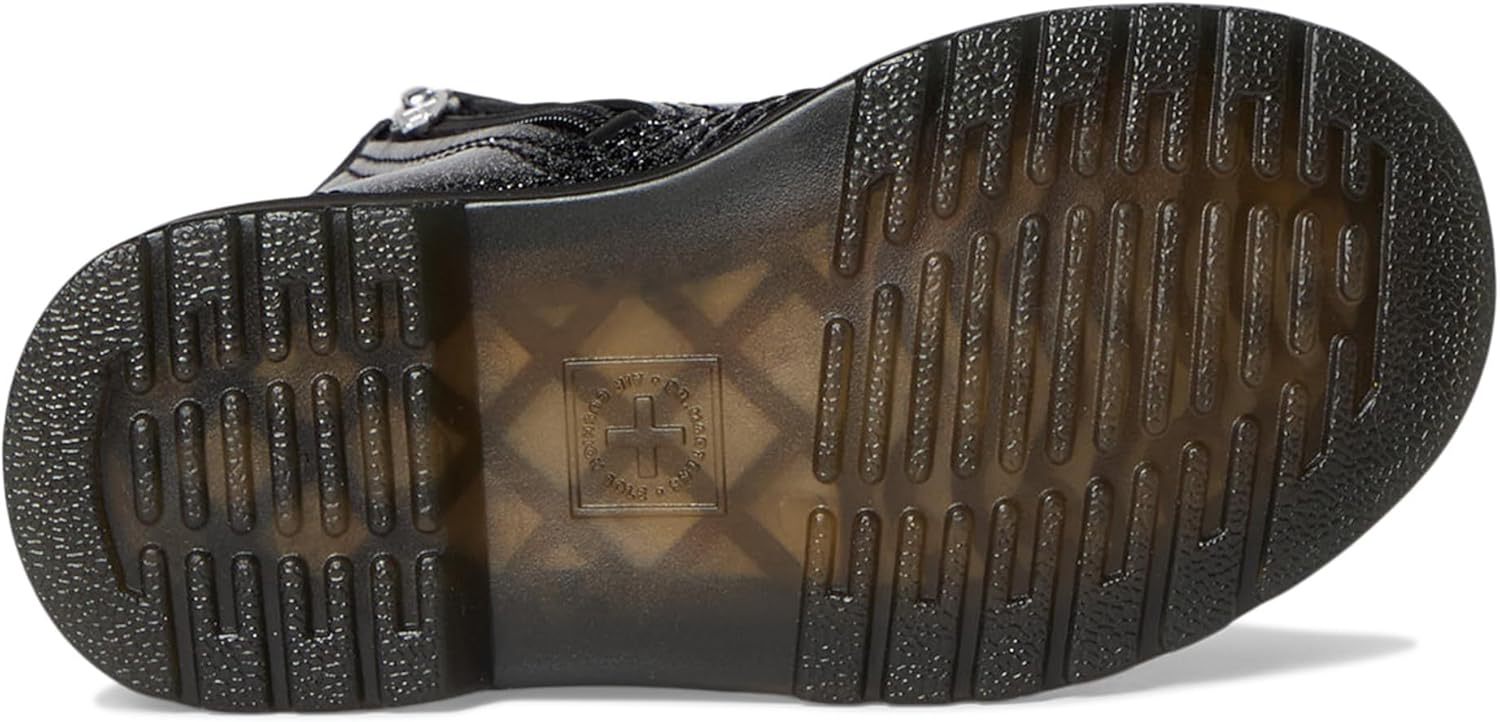 картинка Ботинки Dr. Martens 1460 Softy T унисекс детские, черный/серебристый от магазина Одежда+