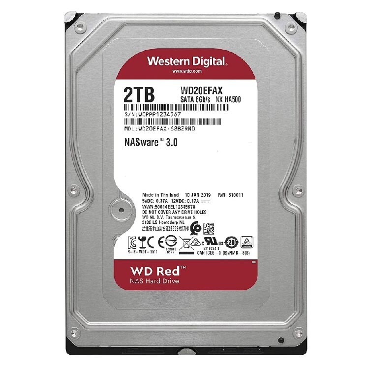 картинка Жесткий диск Western Digital WD Red 2Tb, 3.5'', WD20EFAX от магазина Одежда+