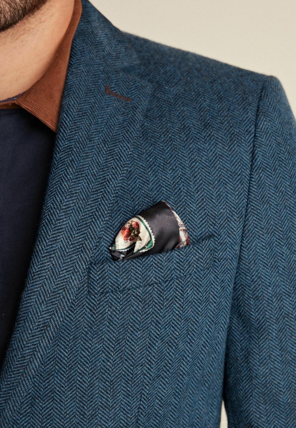 картинка Пиджак Next Rich Herringbone, синий от магазина Одежда+
