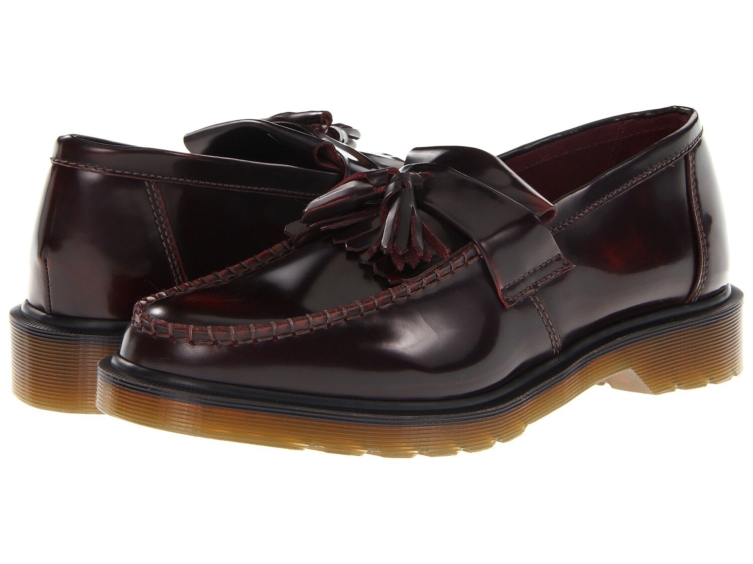 картинка Лоферы Dr. Martens Adrian, кожаные, с кисточками, черные от магазина Одежда+