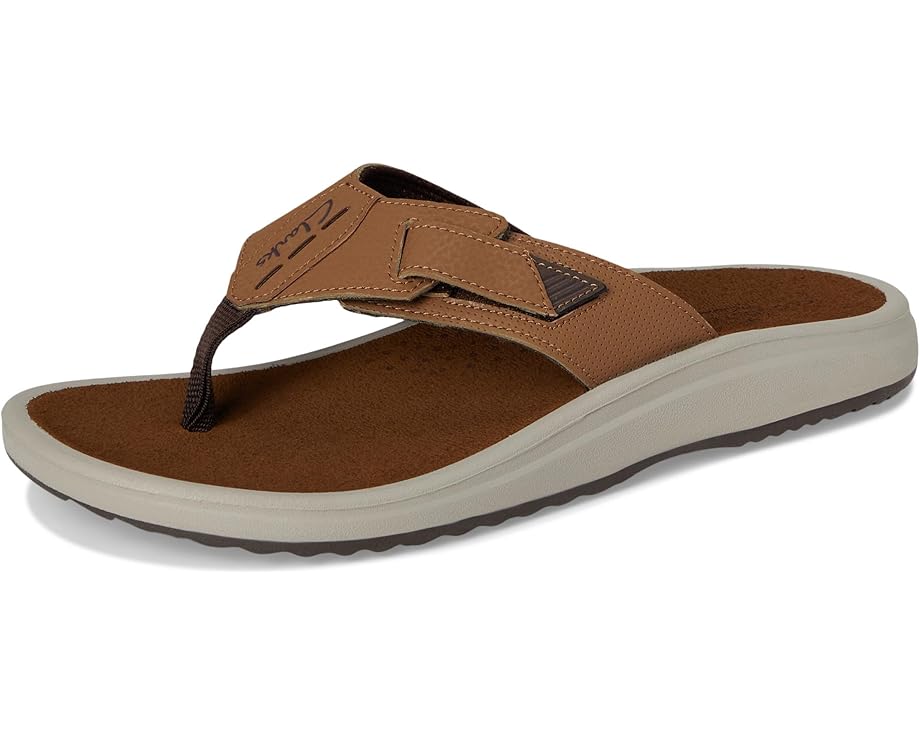 картинка Сандалии мужские Clarks Breeze, синтетические, песочные от магазина Одежда+