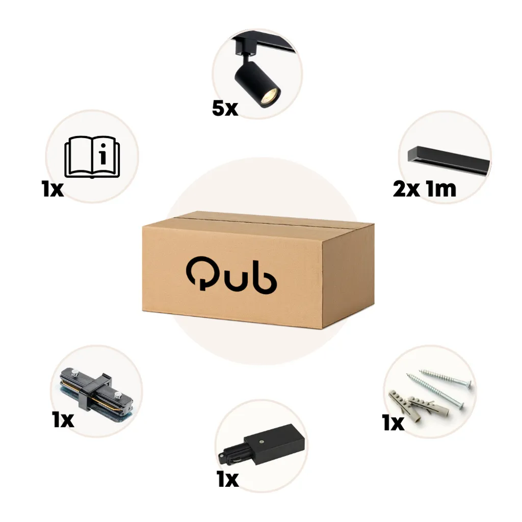 картинка Светодиодноео трековое освещение Qub от магазина Одежда+