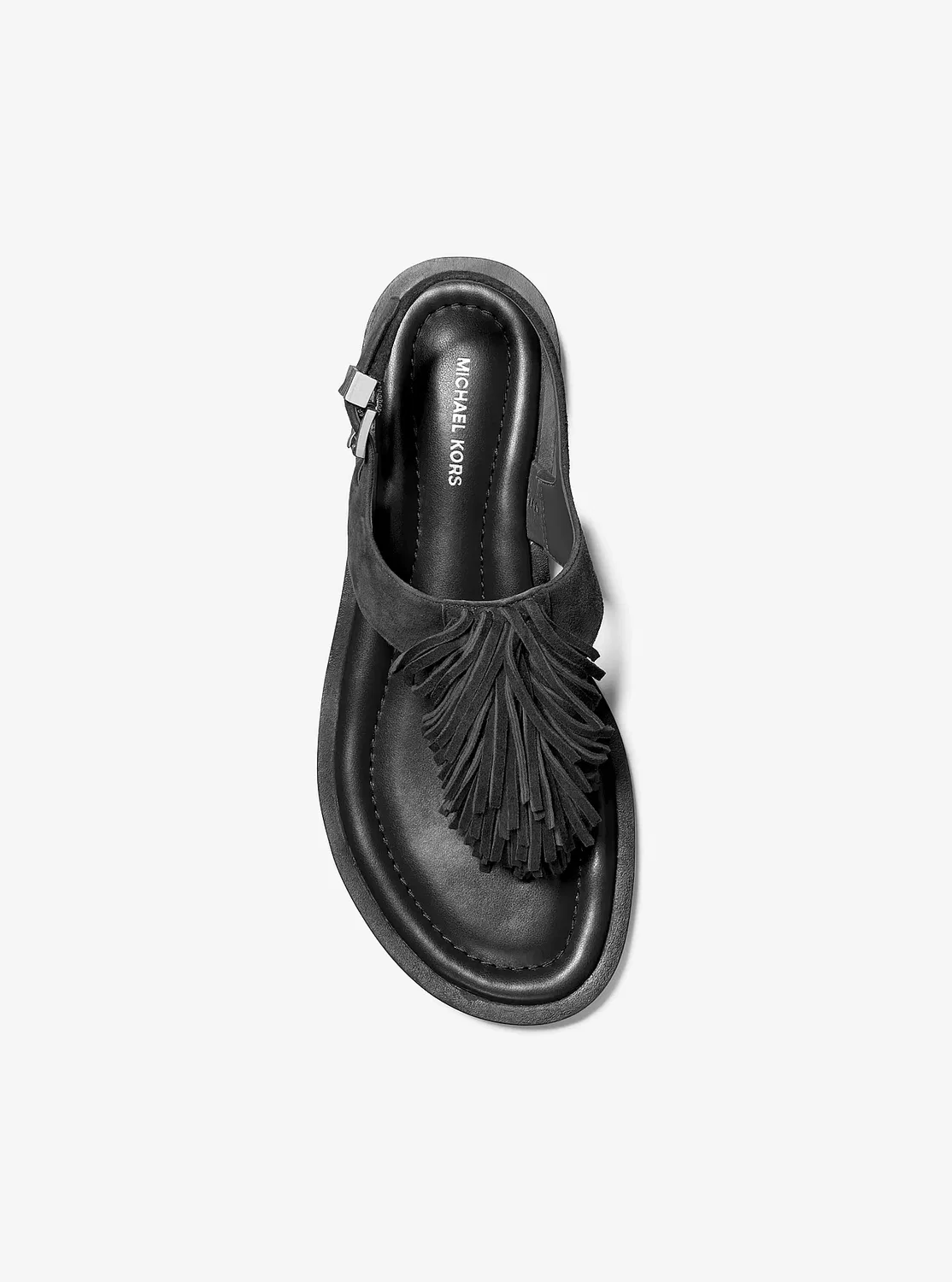 картинка Сандалии Indra с бахромой из замши Michael Kors, Black от магазина Одежда+