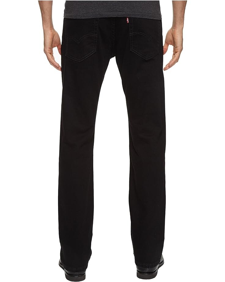 картинка Джинсы Levi's Mens 527 Slim Bootcut, классический черный деним от магазина Одежда+