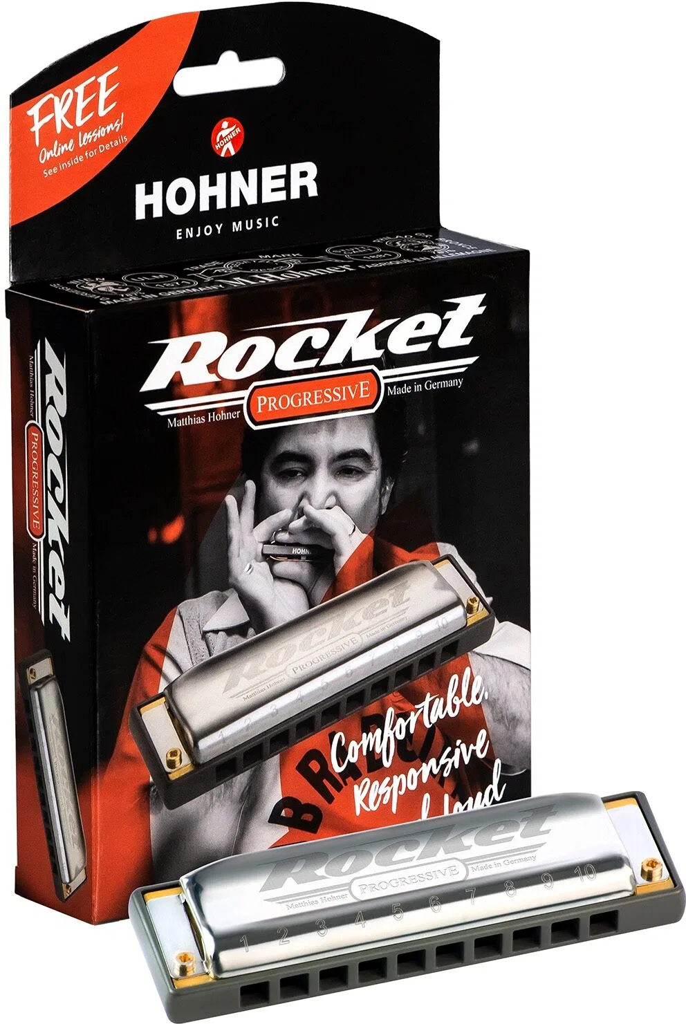 картинка Hohner Ракетная губная гармошка от магазина Одежда+