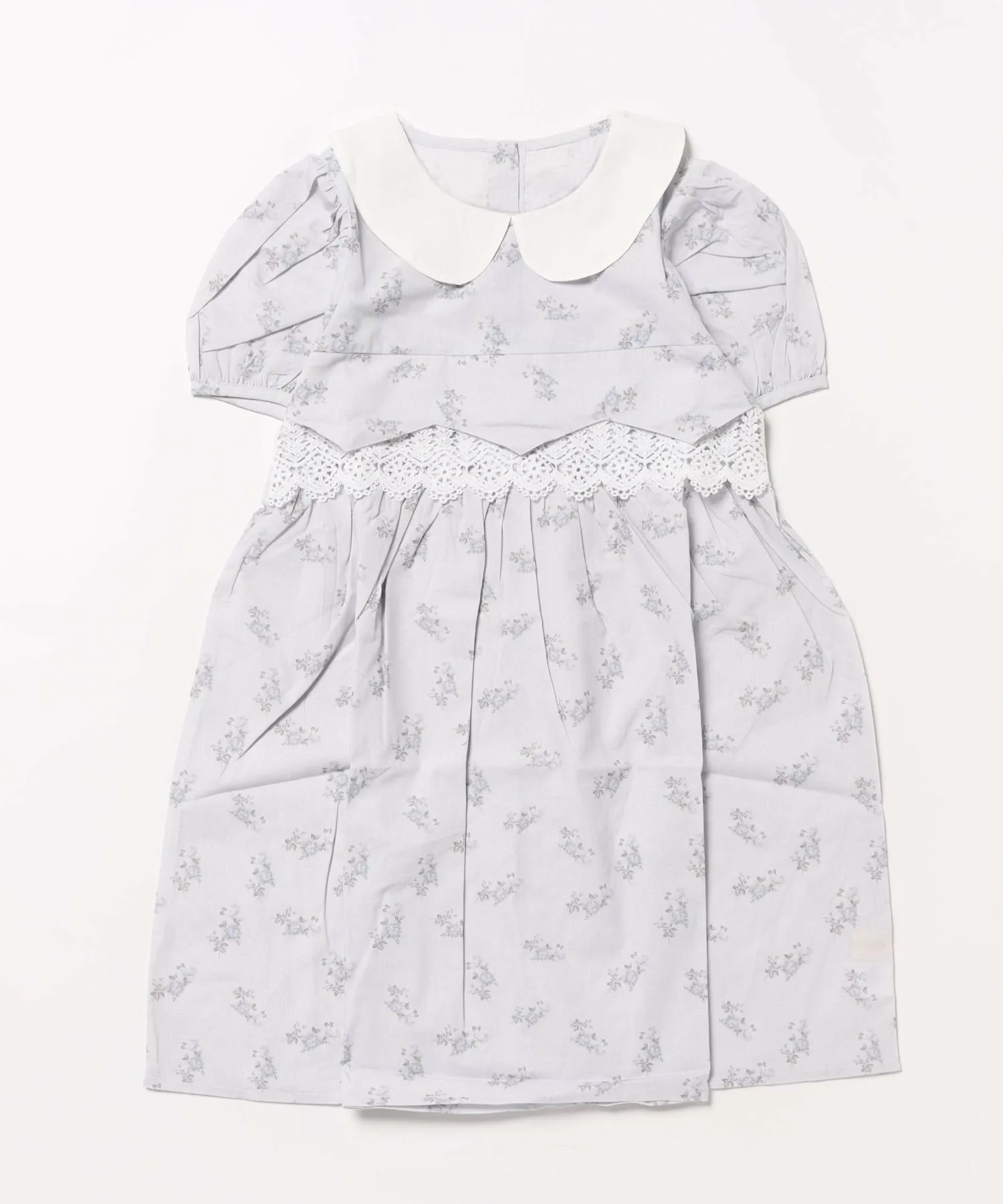 картинка Платье с цветочным принтом Aimoha Kids, blue от магазина Одежда+