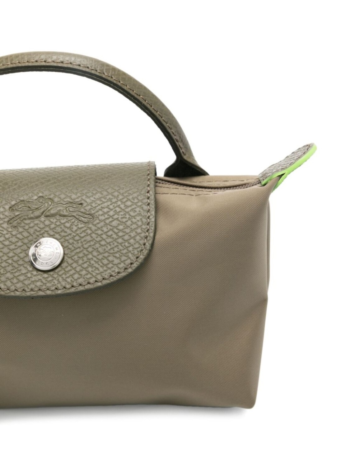 картинка Мини-сумка Longchamp Le Pliage Green, хаки от магазина Одежда+