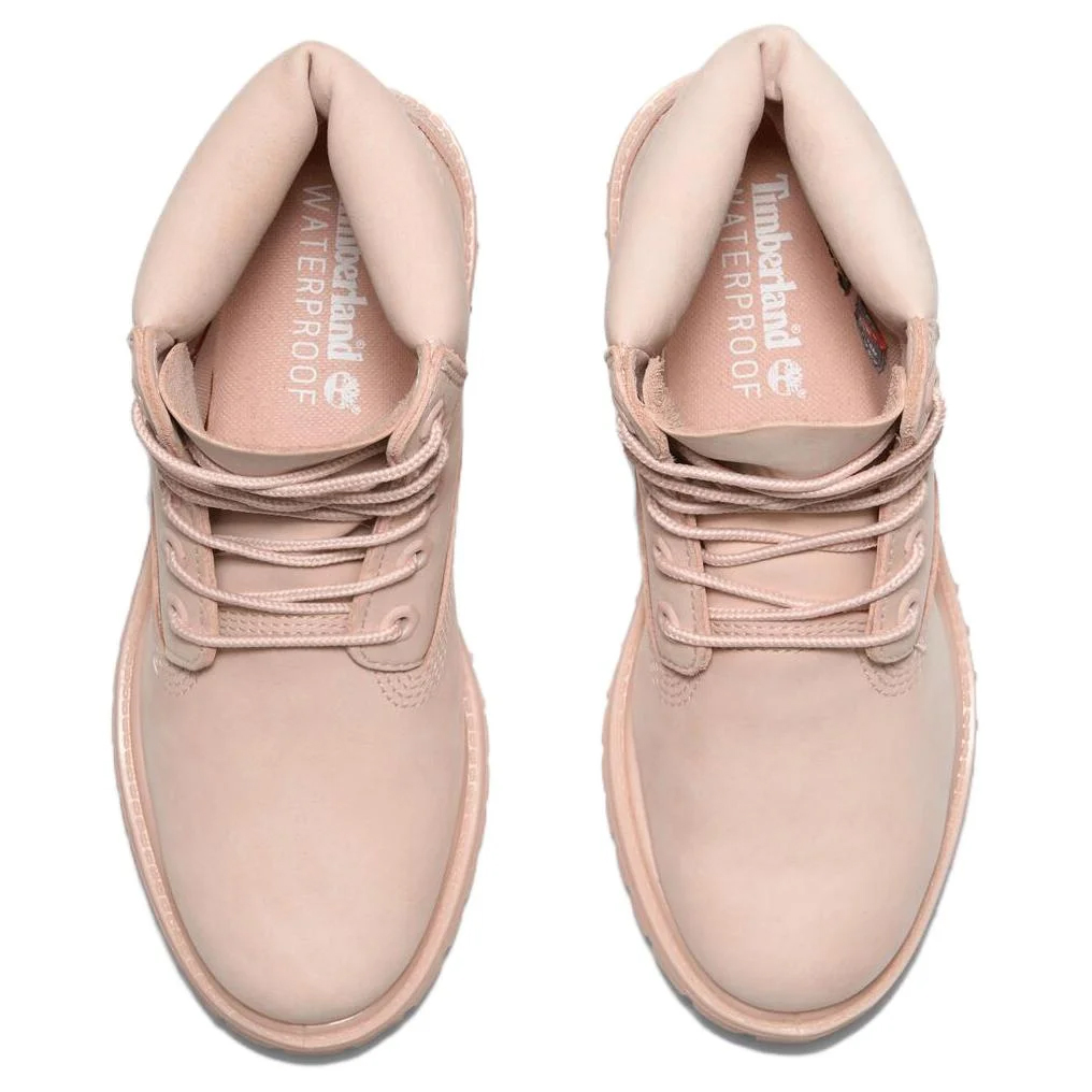 картинка Ботинки женские Timberland Premium, розовые от магазина Одежда+