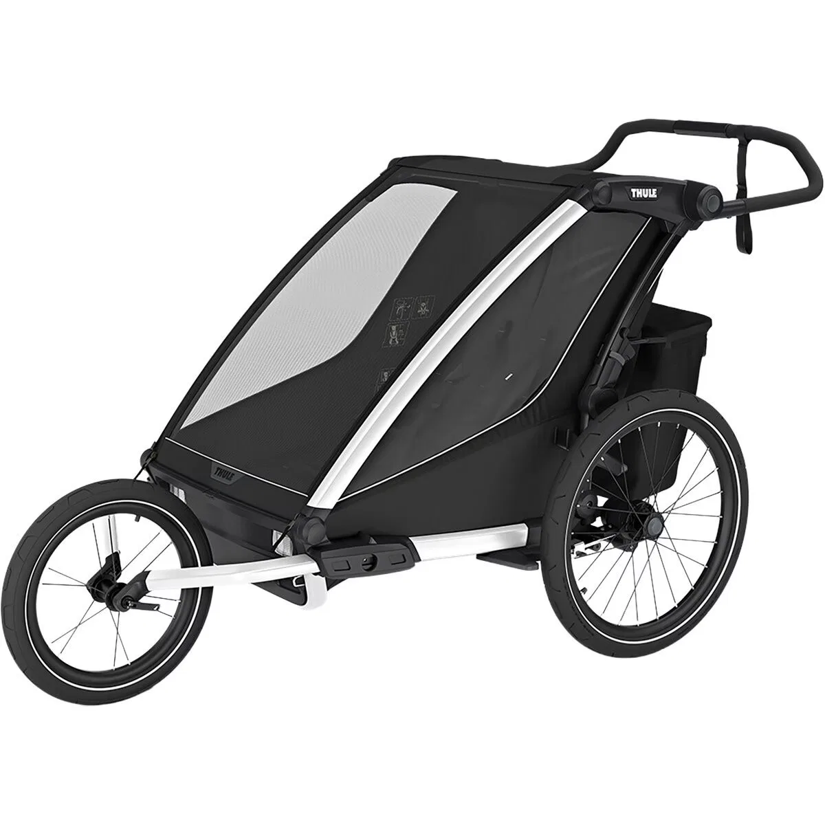 картинка Детский комплект для бега для коляски Thule, черный от магазина Одежда+