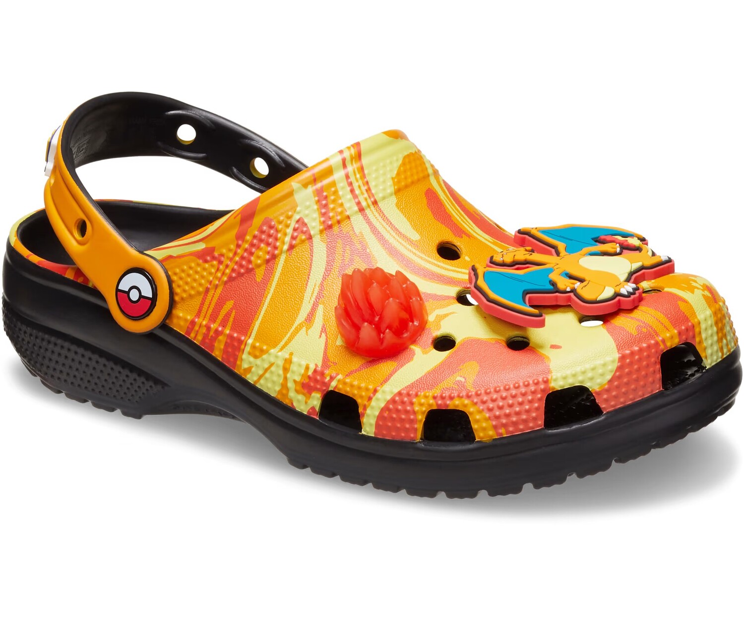 картинка Сабо Crocs Classic Clog x Pokémon, Charizard, оранжевый от магазина Одежда+