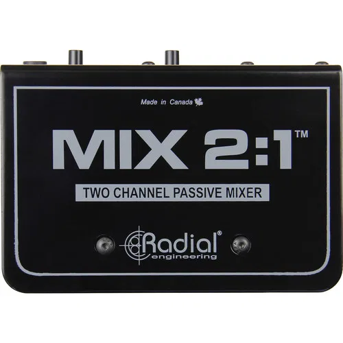 картинка Аудиокомбайнер и микшер Radial Engineering MIX 2:1, 2 канала от магазина Одежда+