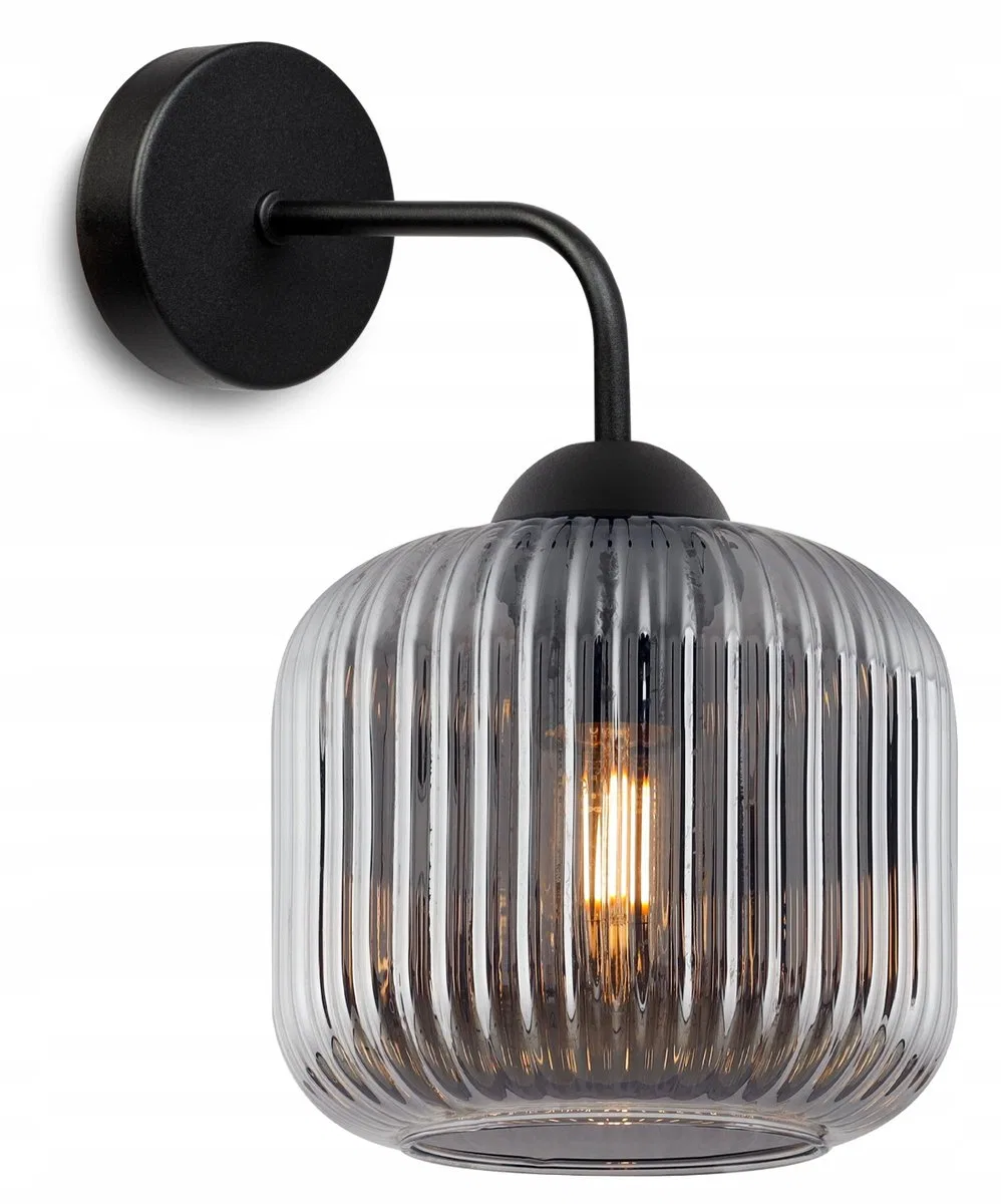 картинка Бра стеклянное E27 Light Home, Grafitiowy Черный от магазина Одежда+