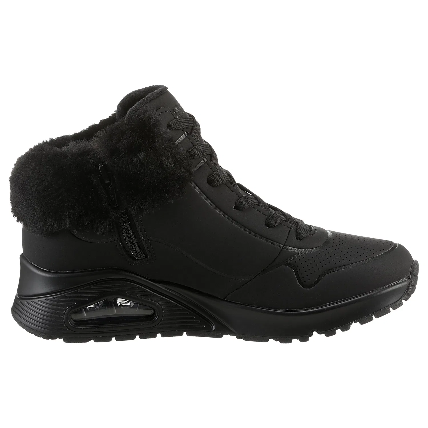 картинка Женские дутики с воздушной подушкой Skechers, Black от магазина Одежда+