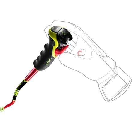 картинка Лыжные палки WCR GS 3D LEKI, красный от магазина Одежда+