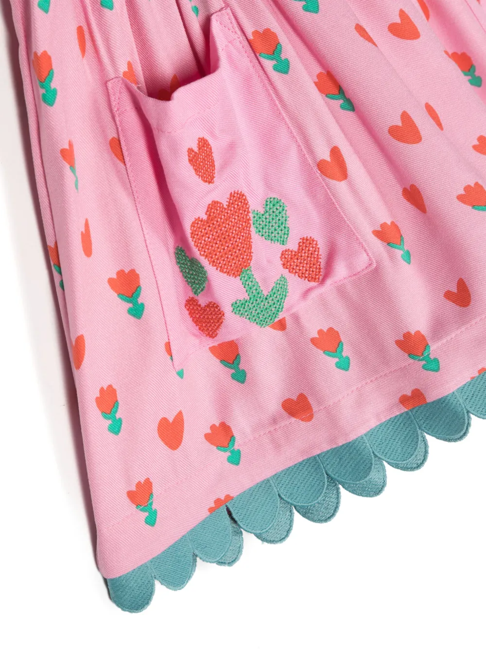 картинка Юбка с цветочным принтом Stella Mccartney Kids, розовый от магазина Одежда+