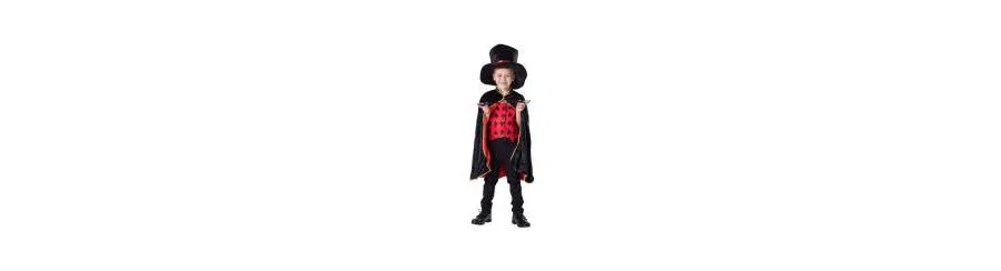 картинка Детский костюм фокусника из черного бархата Dress Up America от магазина Одежда+
