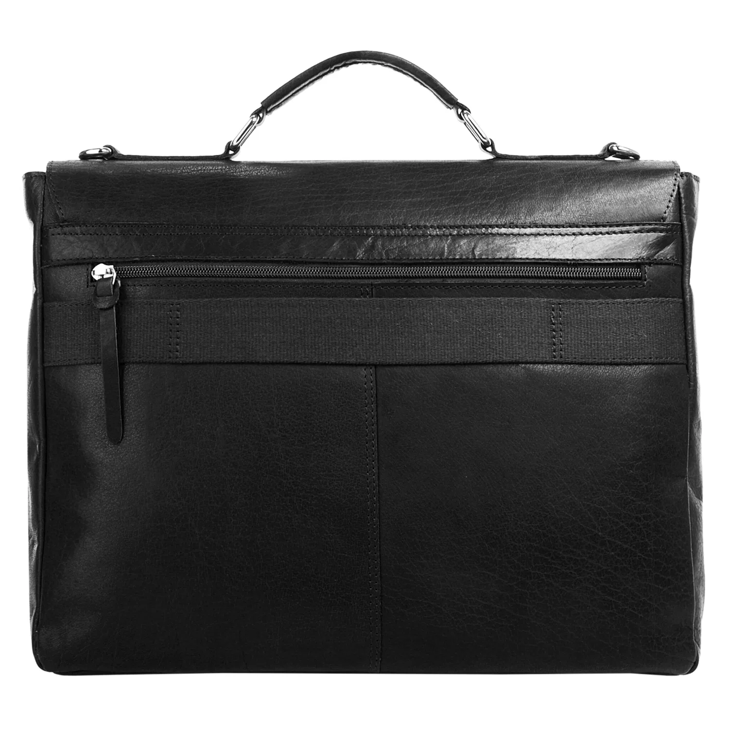 картинка Кожаный портфель MANO, Black от магазина Одежда+