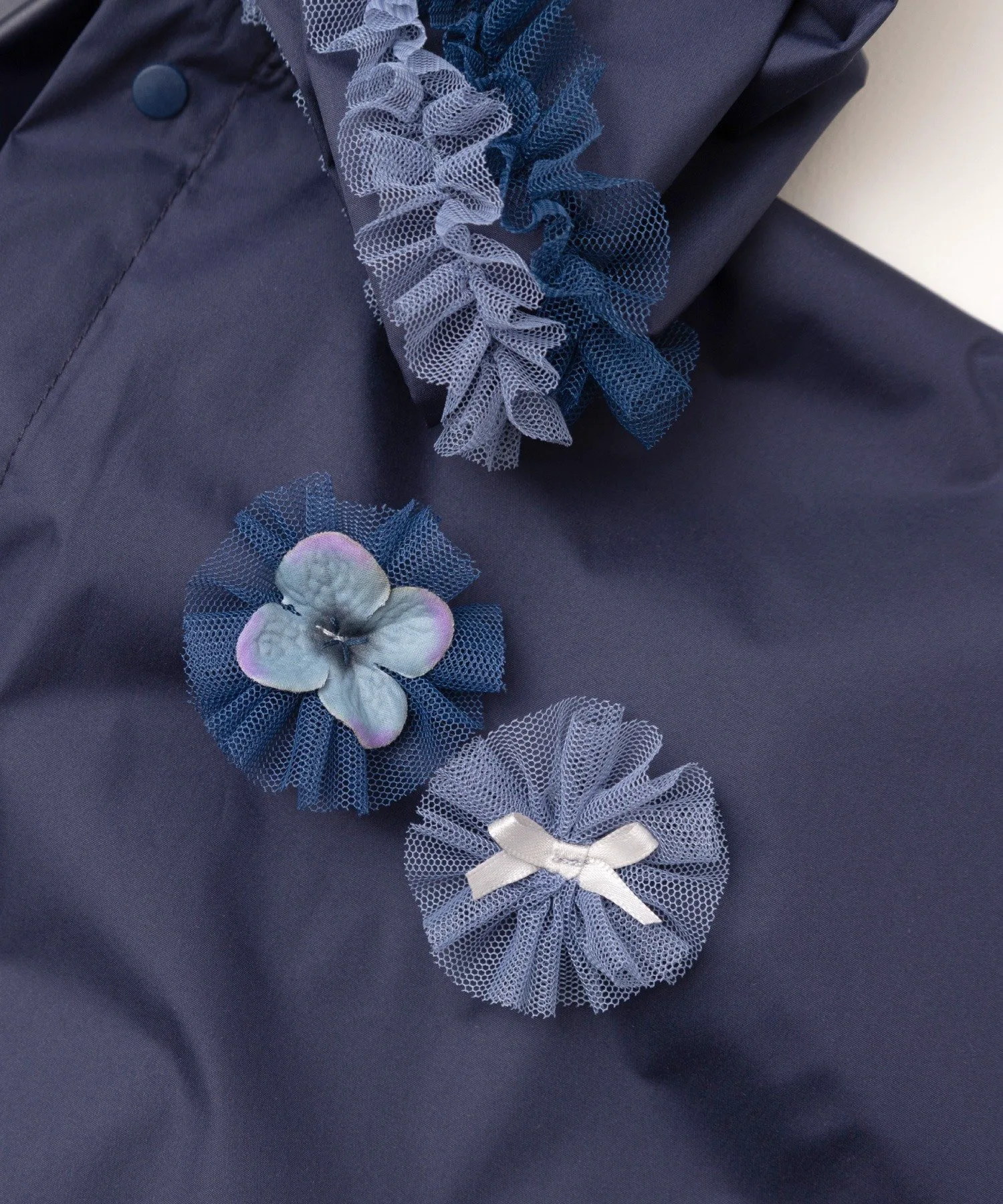 картинка Дождевик из тюля для корсажа Panpantutu, Navy от магазина Одежда+