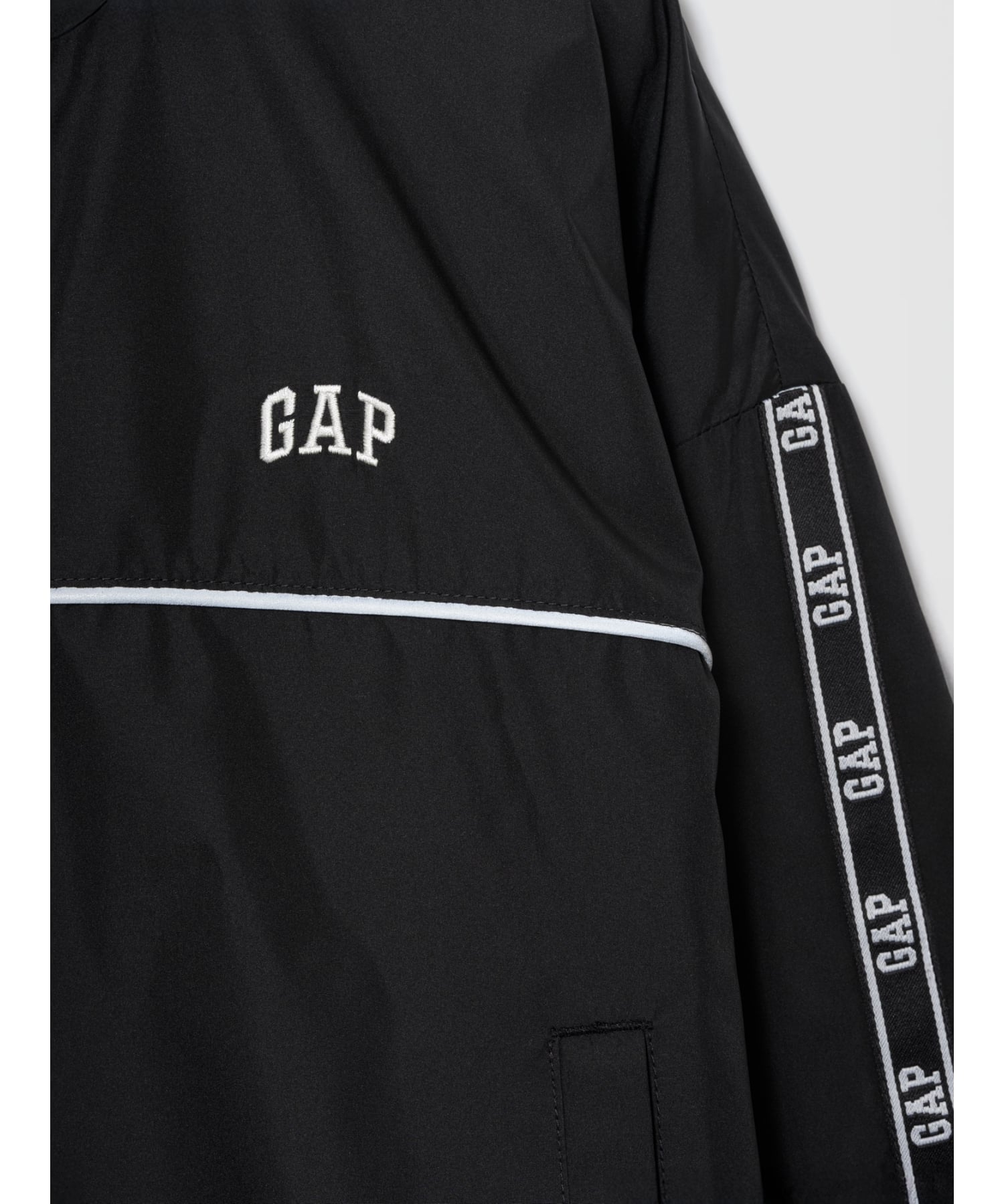 картинка (K) Ветровка свободного кроя (детская) GAP, BLACK от магазина Одежда+