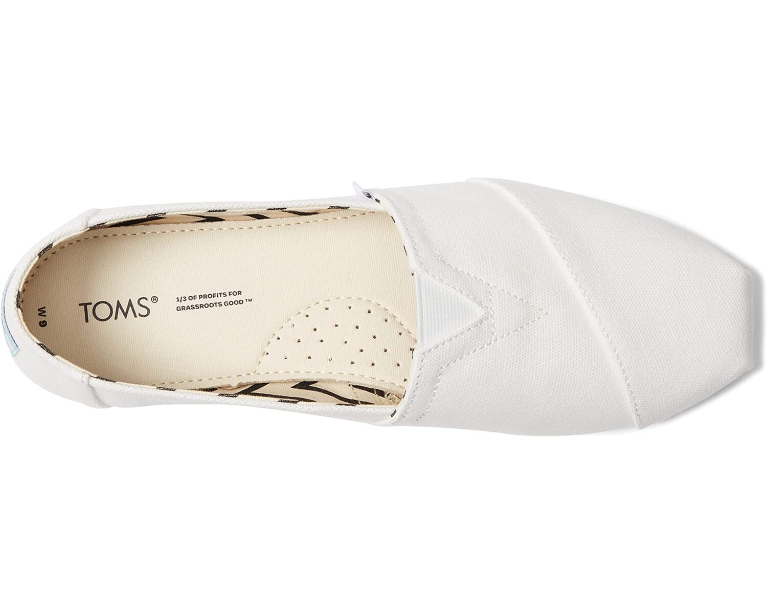 картинка Лоферы Classic Alpargata TOMS, белый от магазина Одежда+