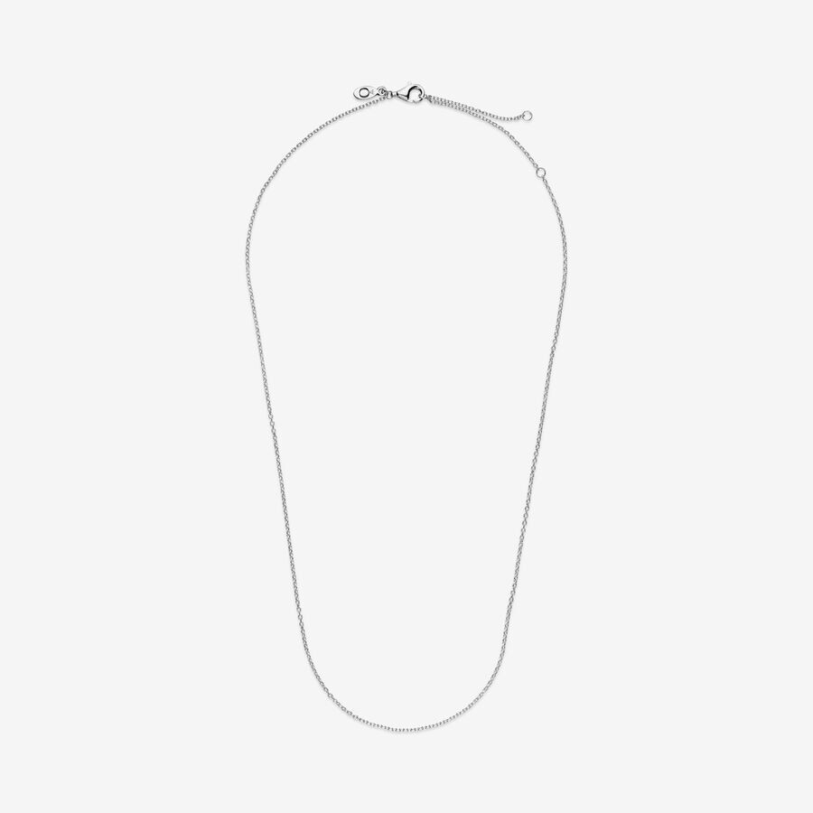 картинка Колье-цепочка Pandora Classic Cable, серебро от магазина Одежда+