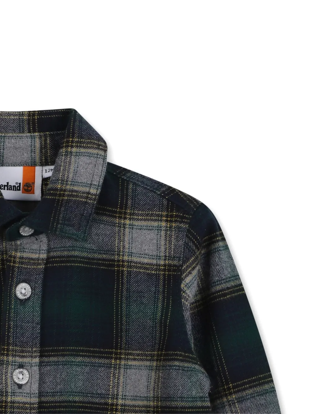 картинка Рубашка в клетку с длинными рукавами Timberland Kids, синий от магазина Одежда+