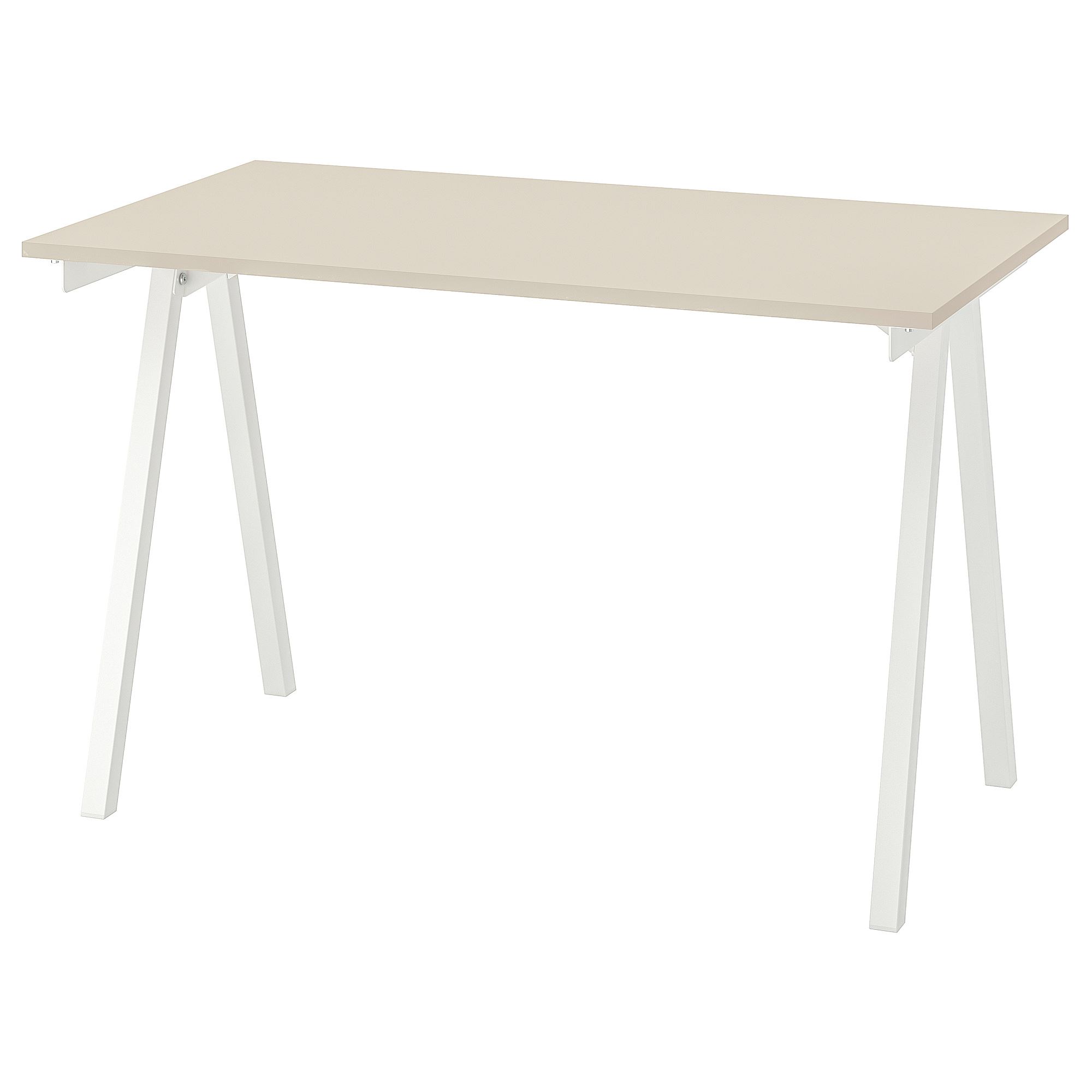 картинка Каркас письменного стола IKEA TROTTEN, 120х70х75 см, белый от магазина Одежда+