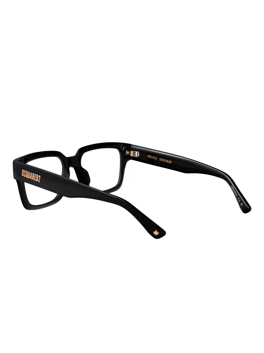 картинка Очки в квадратной оправе DSQUARED2 EYEWEAR, черный от магазина Одежда+