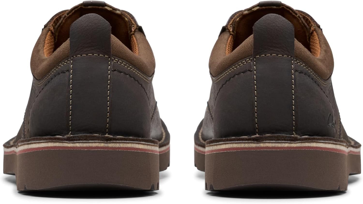 картинка Оксфорды мужские Clarks Eastridge, низкие, темно-коричневые от магазина Одежда+