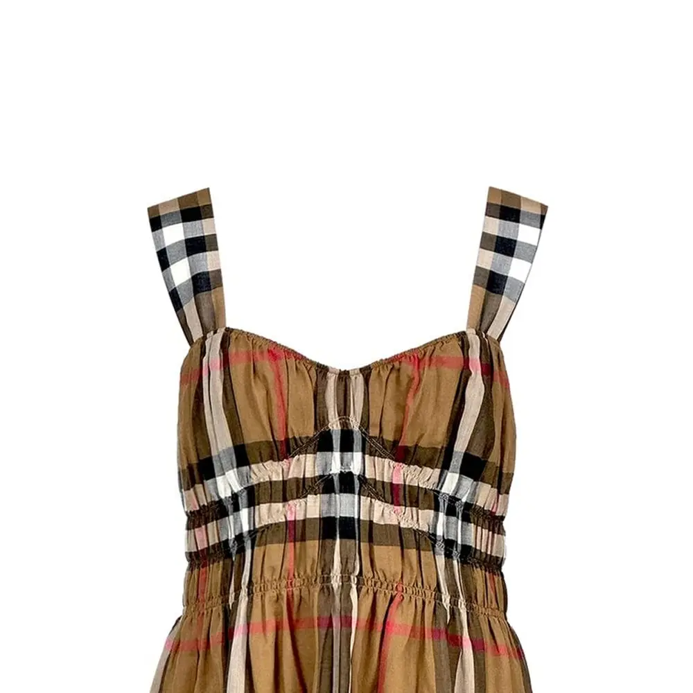 картинка Платье-чехол Burberry, женское, коричневый от магазина Одежда+