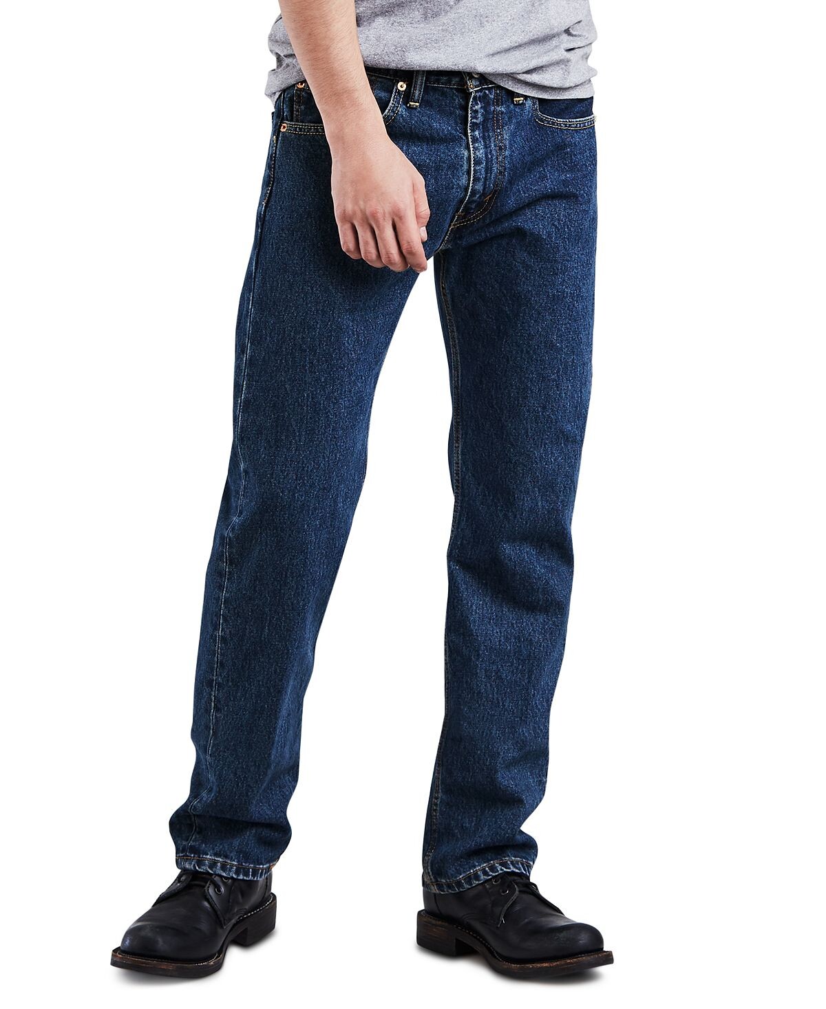 картинка Джинсы Levi's 505™ Regular Straight Fit (Non-Stretch), синий от магазина Одежда+