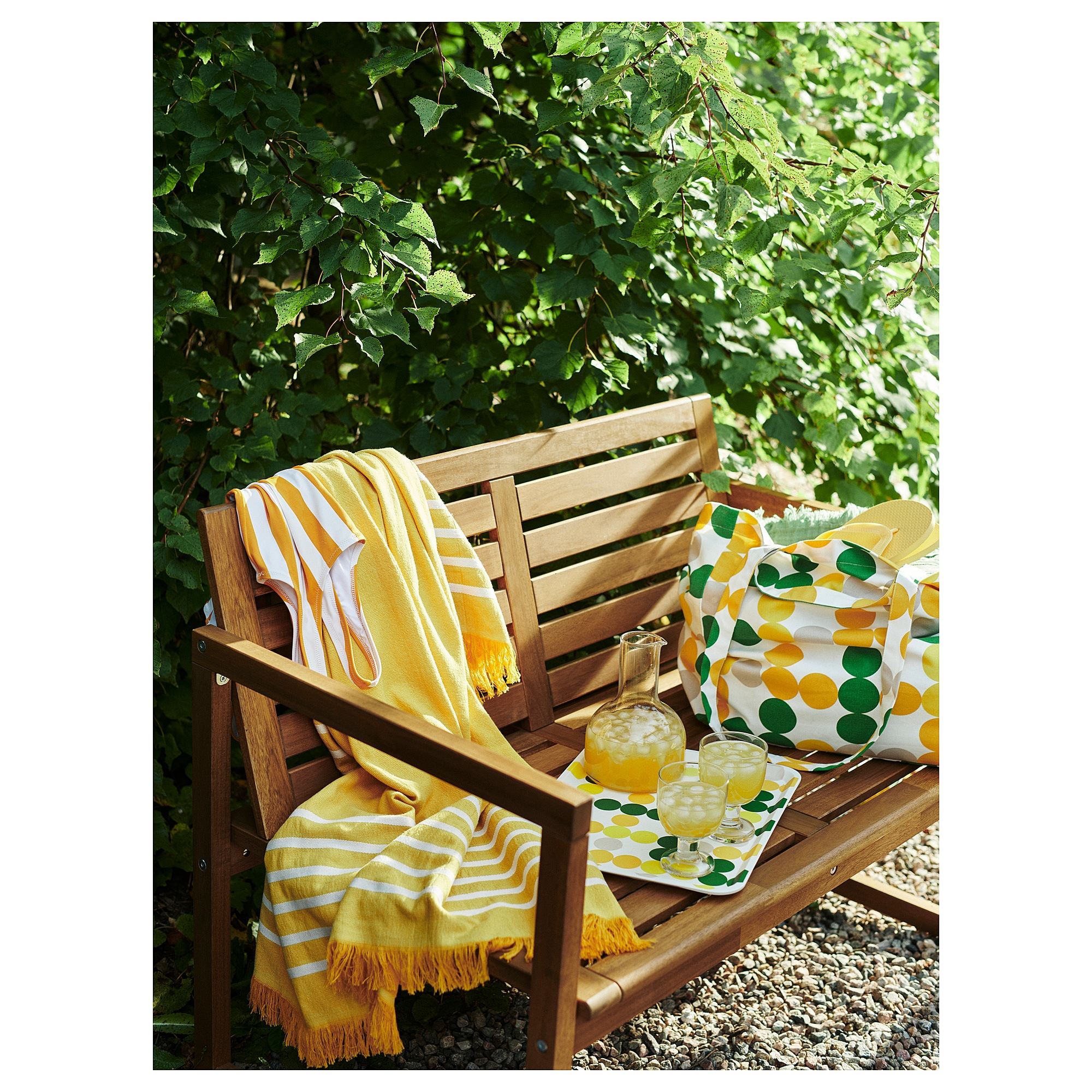картинка Садовый банк NAMMARÖ IKEA, светло-коричневый от магазина Одежда+