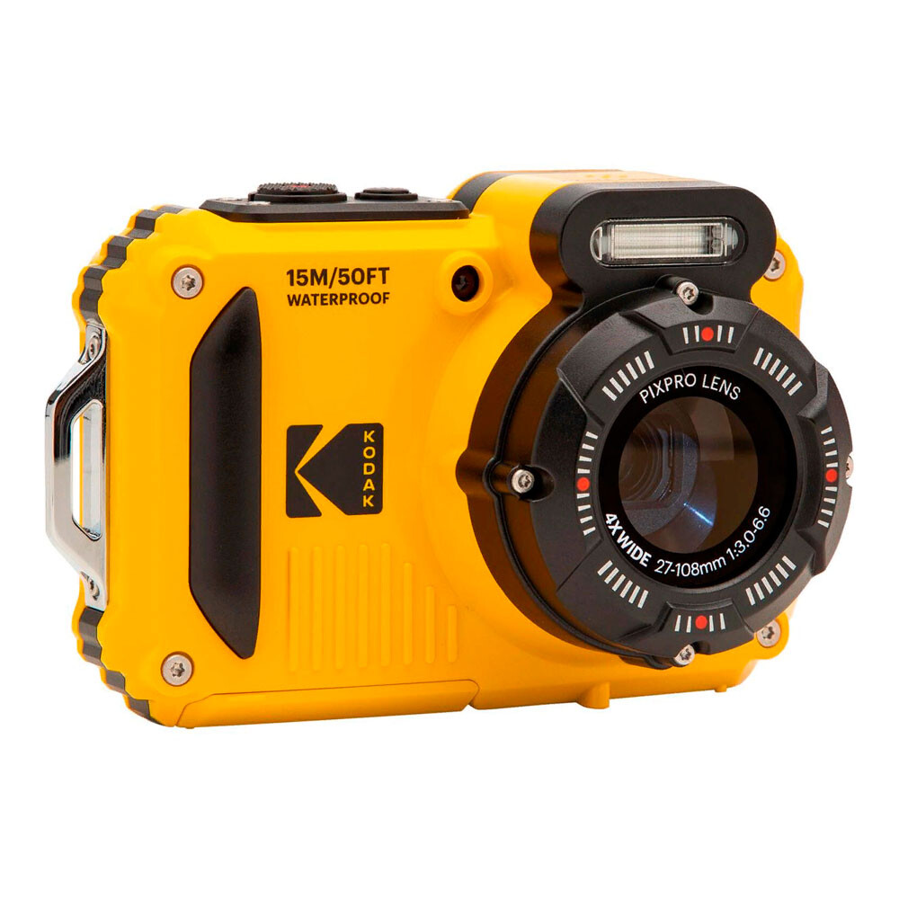 картинка Цифровой фотоаппарат Kodak PixPro WPZ2, водонепроницаемый, ударопрочный, жёлтый от магазина Одежда+