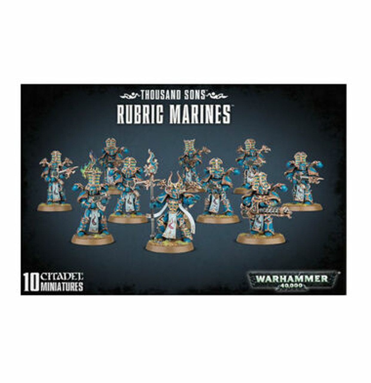 картинка Миниатюра Warhammer 40K: Thousand Sons - Rubric Marines от магазина Одежда+