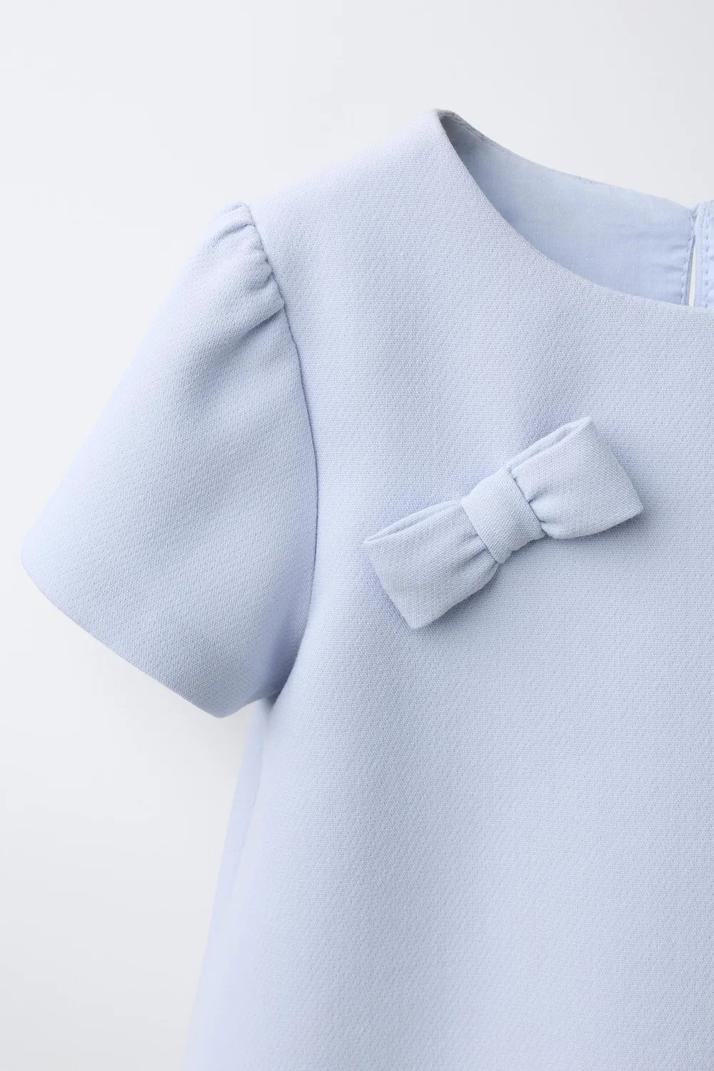 картинка Платье с бантом ZARA, Pastel blue от магазина Одежда+