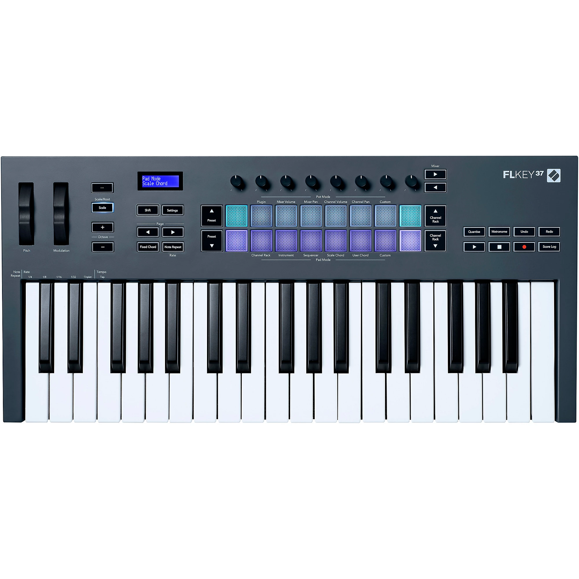 картинка MIDI-клавиатура Novation FLkey 37 для FL Studio от магазина Одежда+