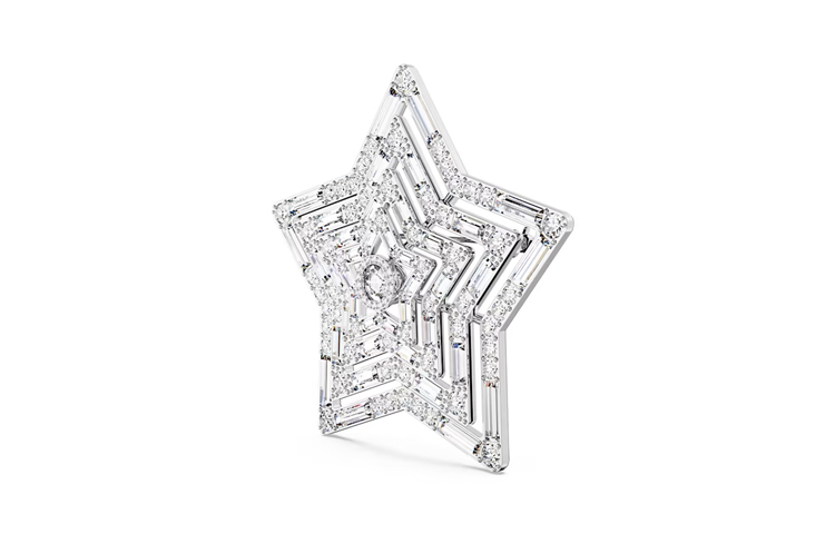 картинка Swarovski Брошь Stella унисекс серебро от магазина Одежда+
